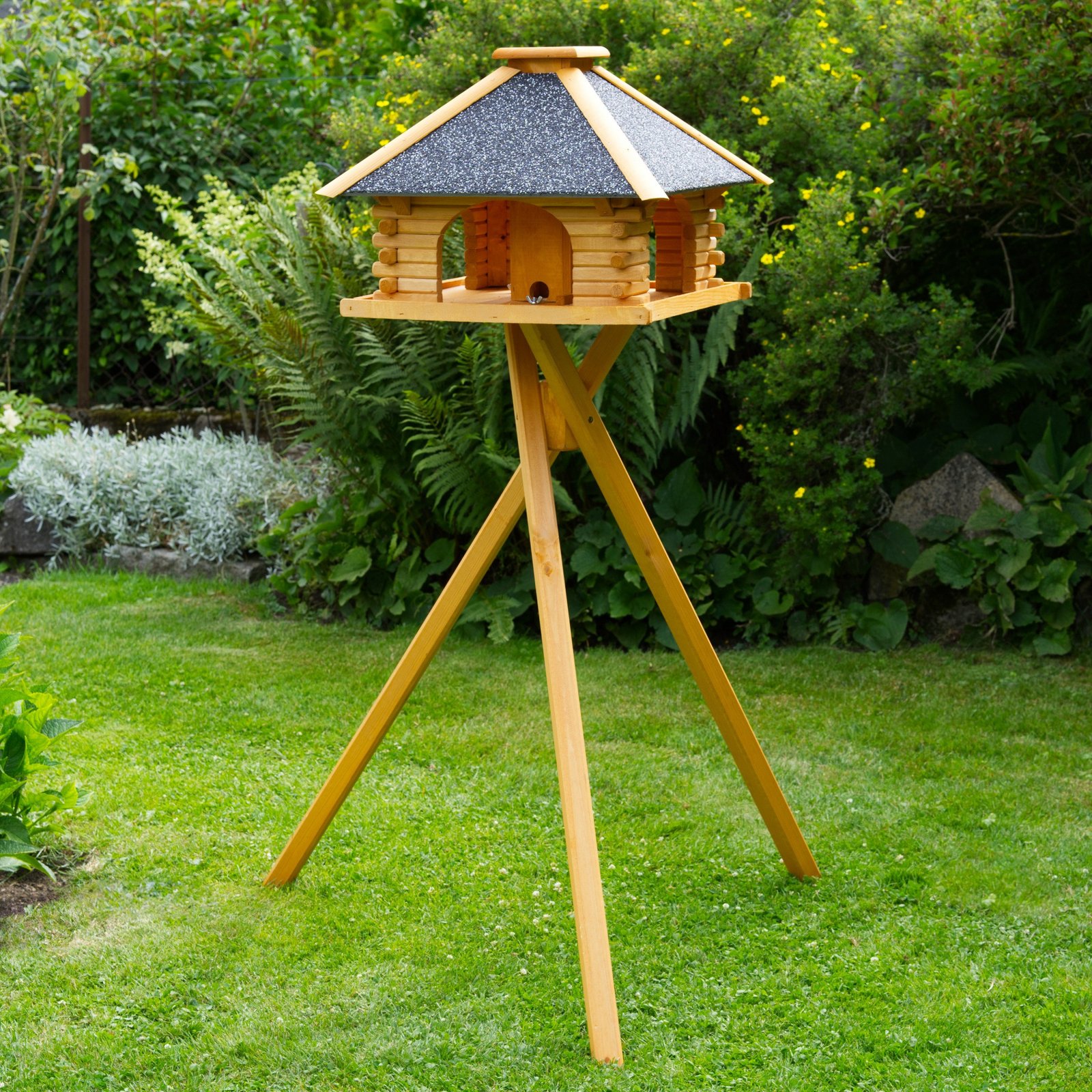 Vogelhaus Mit Ständer Massiv | Gartendeko Online Shop for Vogelhaus Im Garten